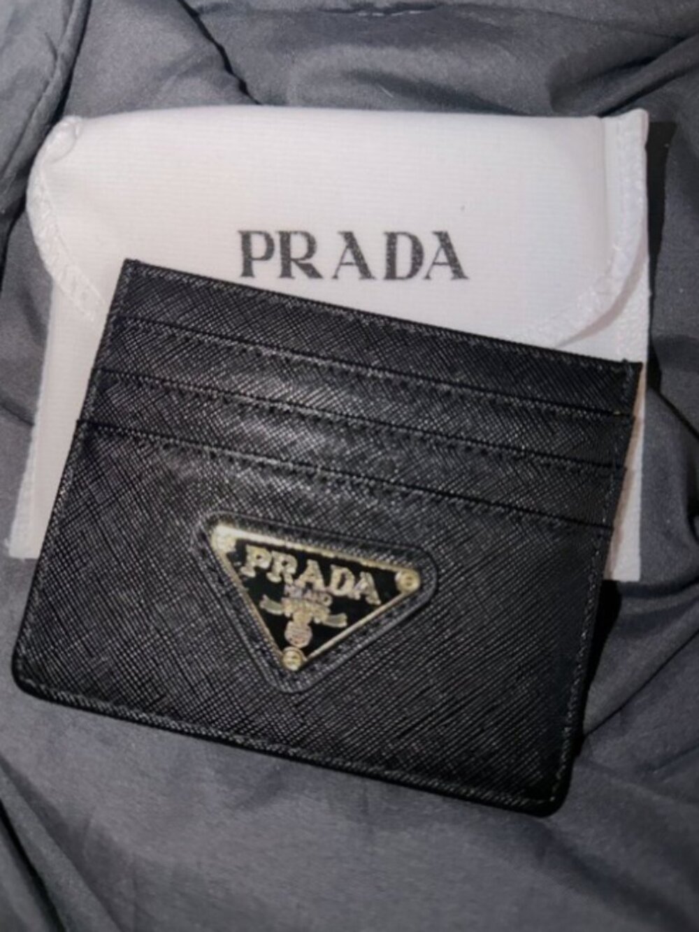 Prada Saffiano Leather Wallet with Dust Bag - Brand New